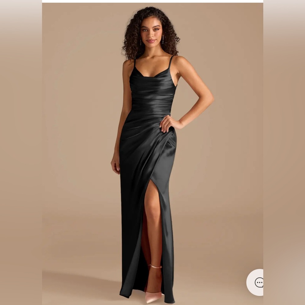 Azazie Deandra bridesmaid dress in black